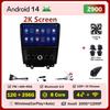 Android 14 For Ford Mustang V S-1972009 2010 2011 2012-2014 Car Multimedia Video Player Autoradio Touch Screen GPS Navigation