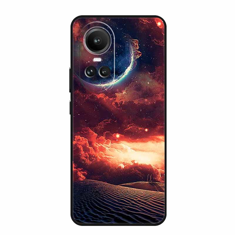 For Oppo Reno10 Pro Case Animals TPU Soft Silicone Back Cover for Oppo Reno 10 Pro 5G CPH2525 CPH2531 Protective New Phone Funda