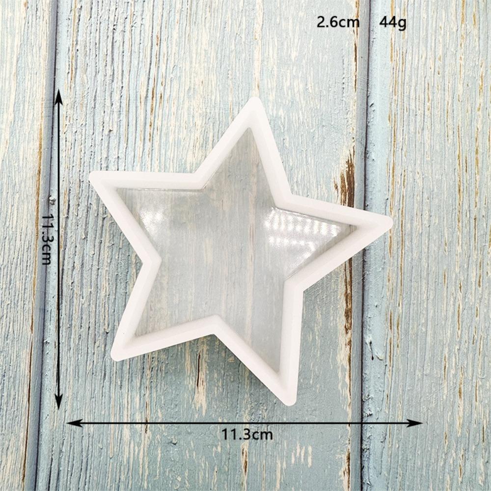 Силиконовая пятиконечная звезда силиконовая форма 11.3*11.3*2.6 см автомобильная свежесть силиконовая форма свеча