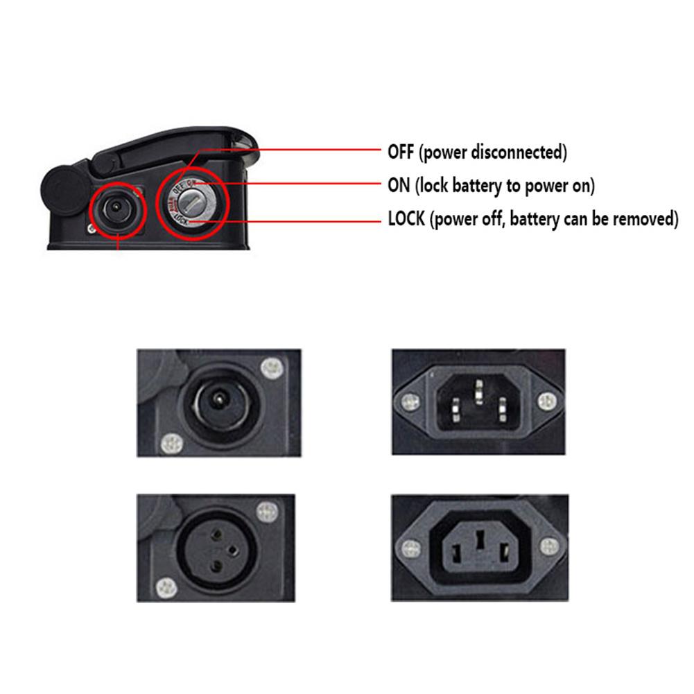 1 * аккумуляторный ящик + 2 * ключи для складных электромобилей