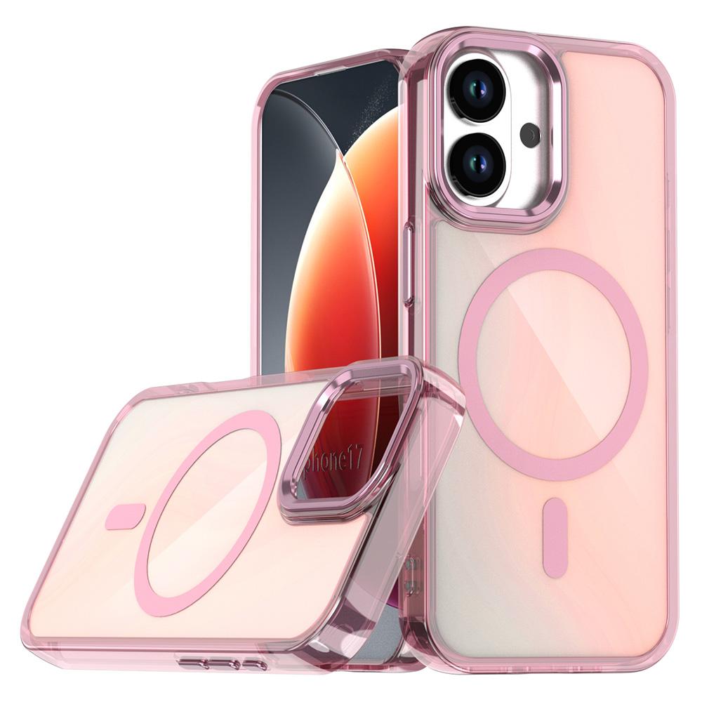 For iPhone 17 Case Compatible with MagSafe Color Changing PC TPU Phone Back Cover