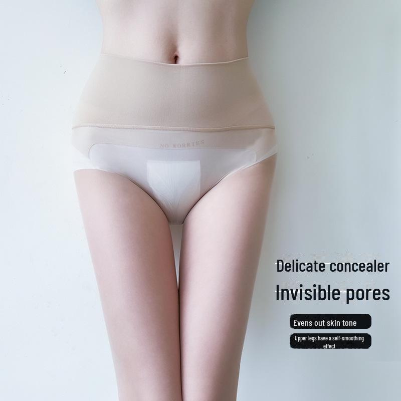 Бесшовные женские прозрачные колготки телесного цвета - Защита от затяжек, Нескользящие, Прочные