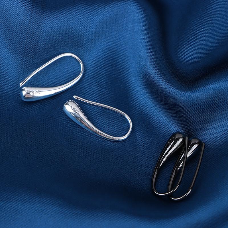 Серьги из стерлингового серебра 925 пробы, серьги-капли для женщин, золотые модные украшения, винтажные простые аксессуары для вечеринок, подарки, серьги