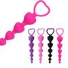 Heart-Shaped Silicone Beads for Men and Women Sex Product Sex Product GAY Couple Anal Masturbation Device Adult Sex Product