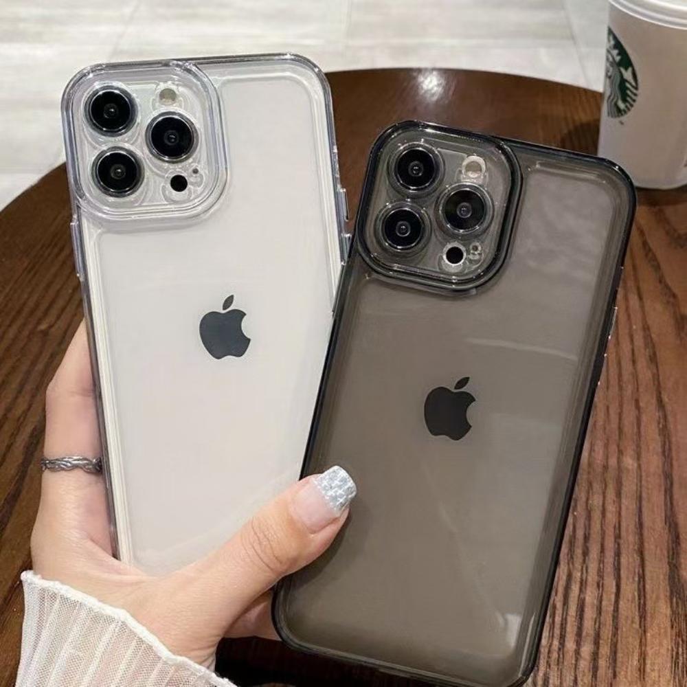 Прозрачный Космический Чехол Подходит для IPhone16pro Защитный Чехол Apple 17Air Чехол для Мобильного Телефона 15 Мягкий Чехол 14 Простой