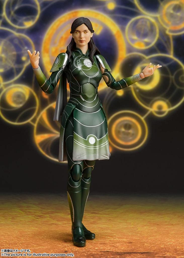 TAMASHII NATIONS MARVEL Eternals Sersi 145 мм окрашенная подвижная фигурка SHFiguarts приблизительно. ПВХ и АБС