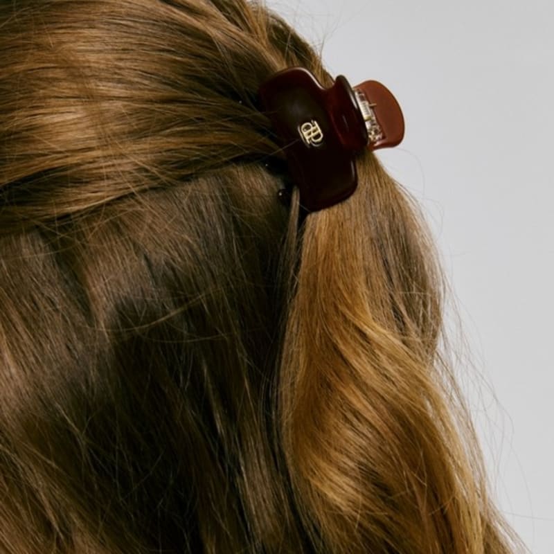 DEPOUND cellulose hair claw - burgundy (S)
