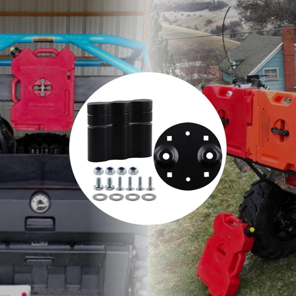 Pack Mount Lock Cargo Racks Double Locking Mount Fit for Fuel & Gas Can & Water Standard Pack Mount
