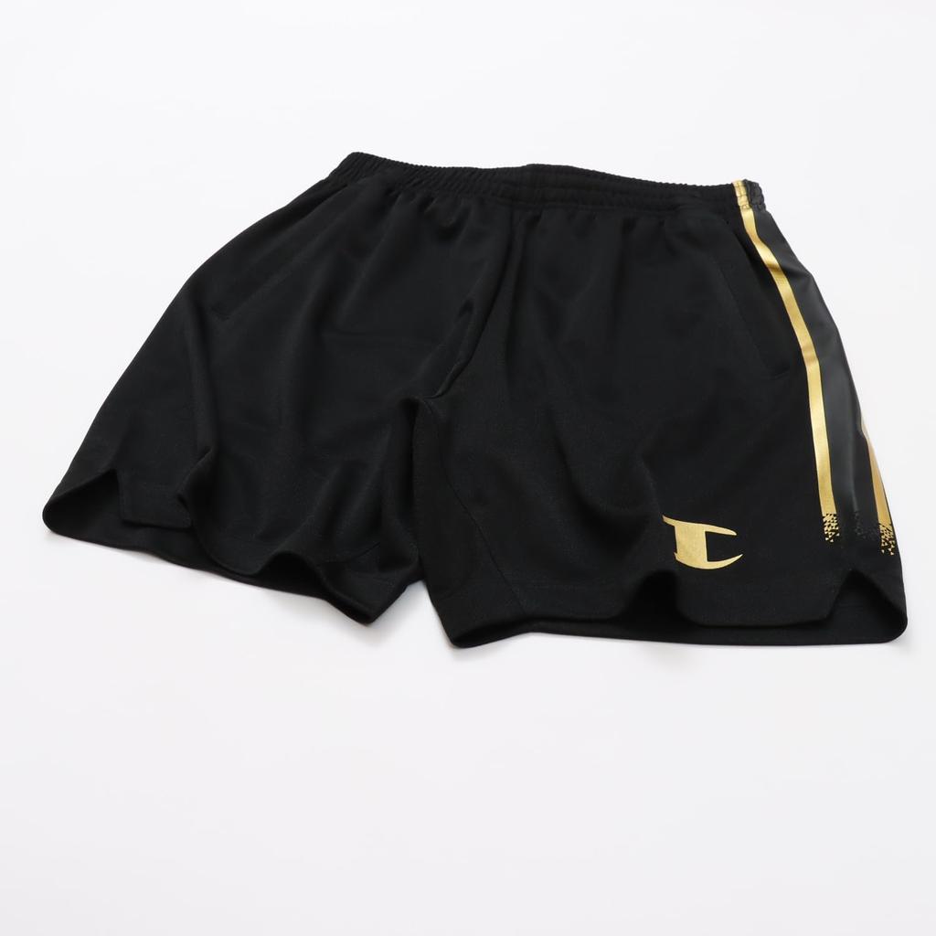 Champion Shorts, 100% Polyester, Quick-Drying, One-Point Logo, C3-BV510-981-M