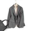 Wool Herringbone Suit Jacket Women's Autumn and Winter Woolen Coat Women's Commuter Blazers