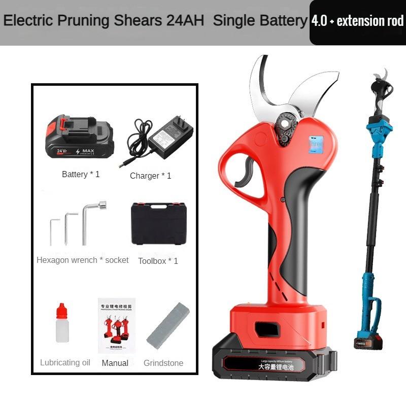 Перезаряжаемые ножницы для обрезки веток, бытовые садовые инструменты для обрезки фруктовых деревьев, портативные электрические секаторы