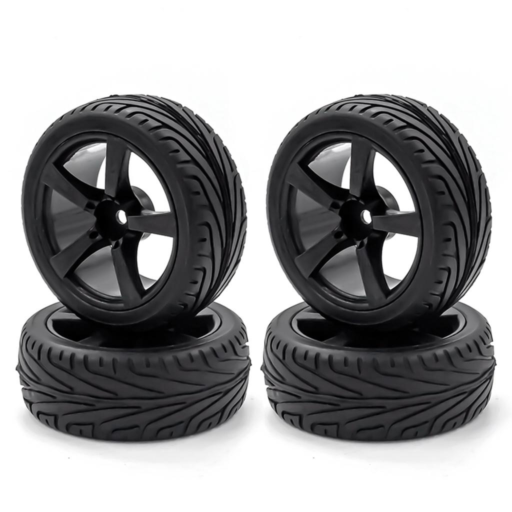 RC Drift Tires RC Racing Car Tires 4pcs Replacements for 1/10 HSP94123 94122 D5 Yokomo RC Drift Car