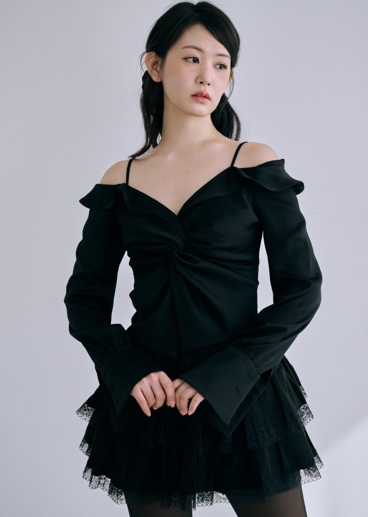 Кружевная юбка Olivia от BYSEOWOO (черный)