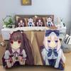 Новый 3D-принт аниме Nekopara сексуальная девушка комплект постельного белья мальчики девочки близнецы размер Queen пододеяльник наволочка кровать дети взрослые домашний текстиль