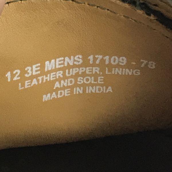 FLORSHEIM IMPERIAL KENMOOR Лонгвинг Броги Черный Размер 30 Винтаж США(ИСПОЛЬЗОВАЛ)