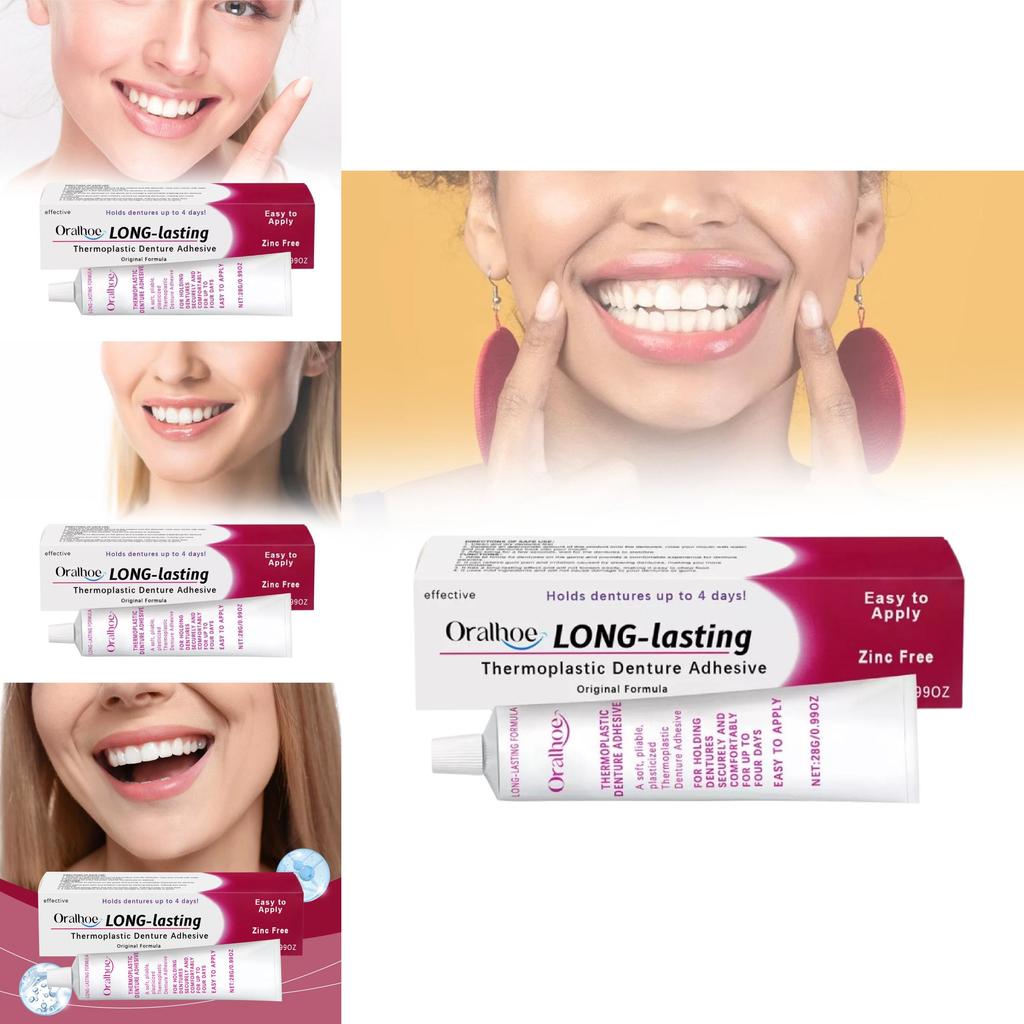 Оралхое Адгезив для зубных протезов для повышенного комфорта и надежной фиксации искусственных зубов