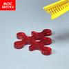 10 шт./лот MOC Кирпичи Прозрачный Жидкость Вода Кровь Молоко Образовательные Строительные Блоки Фигурка Игрушка Игрушки для Детей Подарки