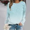 2025 Autumn and Winter New Fashion Round Neck Long Sleeve Printed Elegant Casual Loose Hoodie