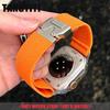Спортивный нейлоновый ремешок для Apple Watch Band S11/10/9/8/7/SE/Ultra IWatch 49/46/45/44/42/41/40/38 мм Эластичный ремешок для часов с парашютной пряжкой