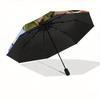 Policeman Judy and Nick Zootopia Automatic Opening and Closing Folding - A Good Choice for Gifts, Fashionable and Convenient Umbrella With C