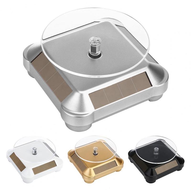 Продажи солнечной вращающейся выставочной витрины на 360 градусов стабилизированного автоматического проигрывателя двойного назначения для витрины