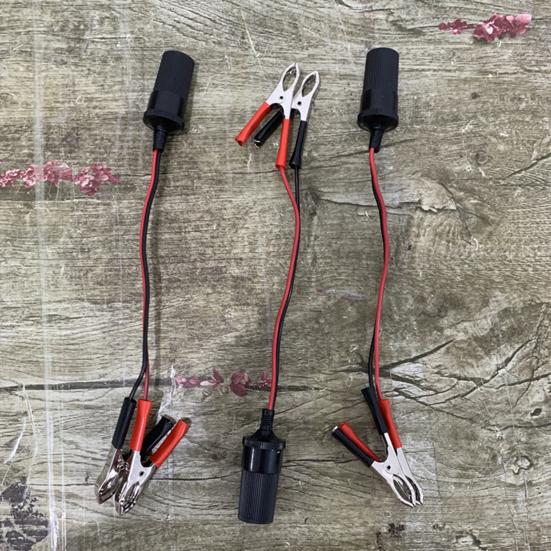 Yousheng 12V Автомобильное зарядное устройство Клемма аккумулятора Зажим Клемма Удлинитель Адаптер кабеля для прикуривателя для грузовика, прицепа, мотоцикла, уличный источник питания