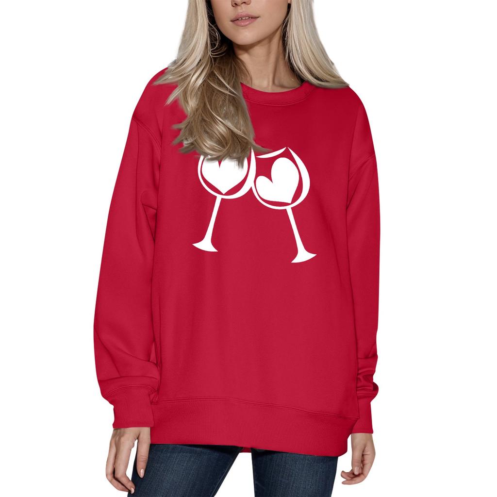 Женский модный принтованный свитер с длинным рукавом и круглым вырезом