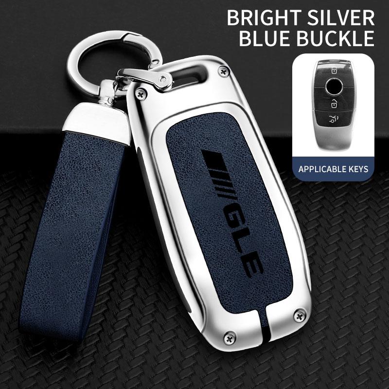 Zinc Alloy Car Key Case Suitable for Mercedes-Benz GLE450 GLE350 GLC320 GLC400 Car Remote Protective Case GLE Key Case