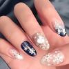 12Grids/Box Nail Sequins Стильные изысканные мини рождественские наклейки для маникюра с блестками для