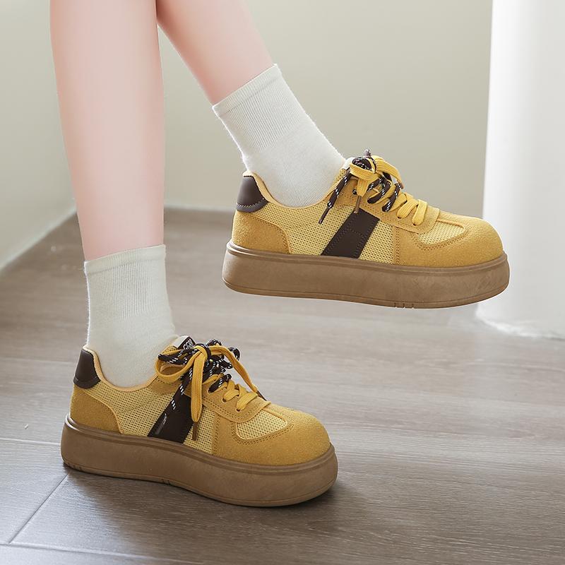 CRLAYDK Retro Low Top Women's Sneakers Casual Skateboard Walking Shoes Platform Ladies Height Increase Sports Tennis