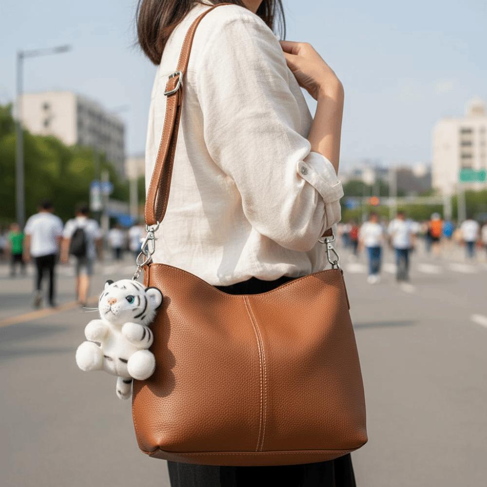 Stuffed Keychain Tiger Plush Keychain Paw Holder Tiger Plush Toy Keyrings Accessories