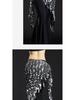 Mermaid Hip Scarf & Waist Chain Belly Dance Costume with Cymbals Triangle Shawl
