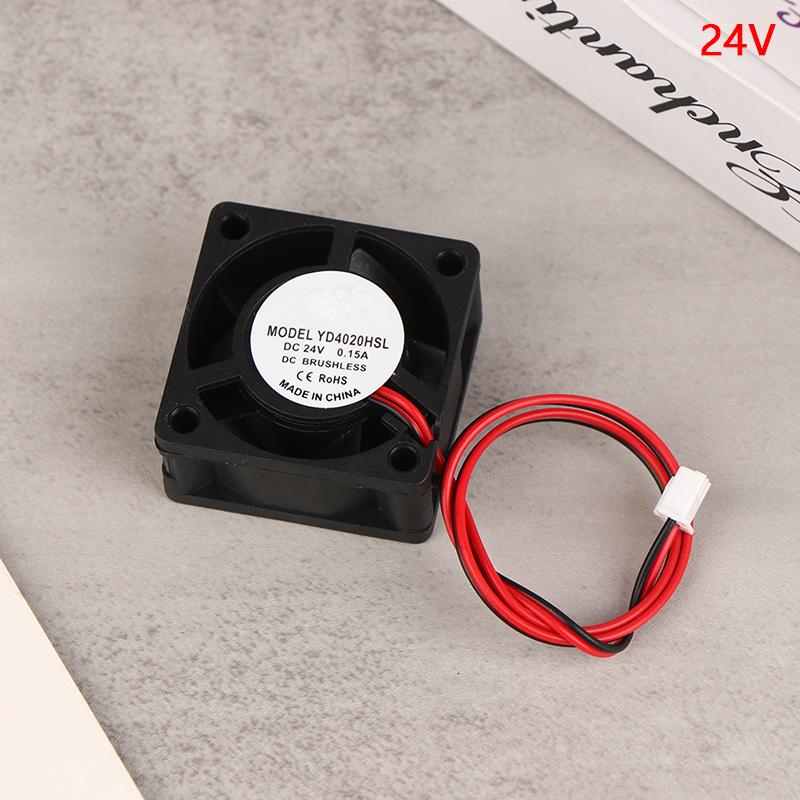 Dc 5V/12V/24V Computer Cpu Cooler Mini Cooling Fan 40Mm Small Exhaust Fan For Ender 3 Cr10 3D Printer