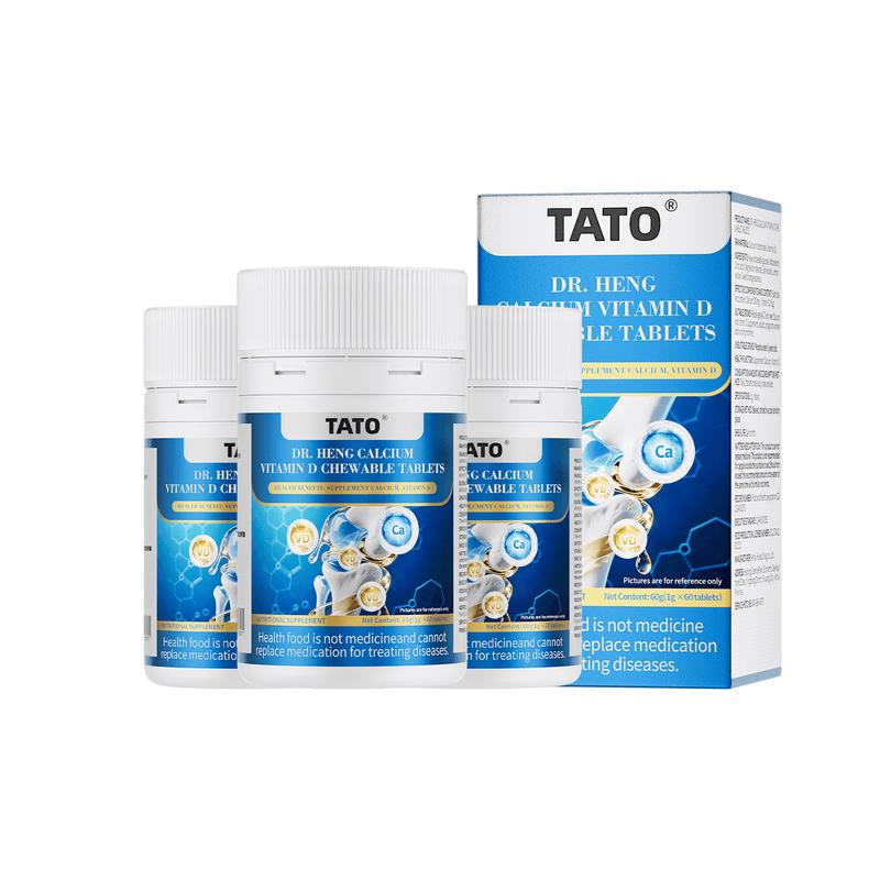 TATO Кальций и Витамины Жевательные Таблетки