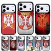 Мягкий чехол для телефона с флагом Сербии для iPhone 17 Air 16e 15 14 13 Pro Max Задняя крышка для 12 11 Pro Coque