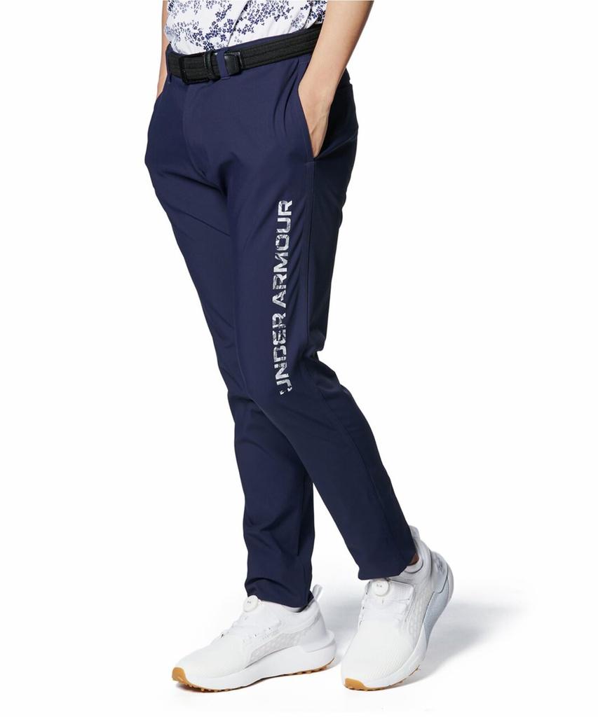 UA Tapered Pant Midnight Navy Halo Gray MD [Under Armor] Iso-chill / /