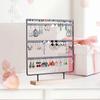 4 Tiers 88 Holes Earring Display Stand Ear Stud Rack Holder Jewelry Organizer