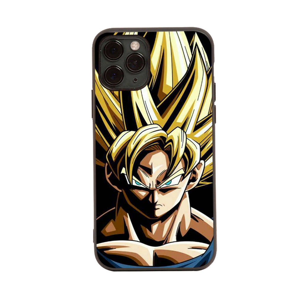 WD47 Dragon Ball Anime Black Sofe Case for Samsung Note 20 Lite S24 Ultra S23 A03 A05 A06 A11 A71 A15 A16 A13 A24 A25 A33 A52 A53 A50 M55 M35 Plus