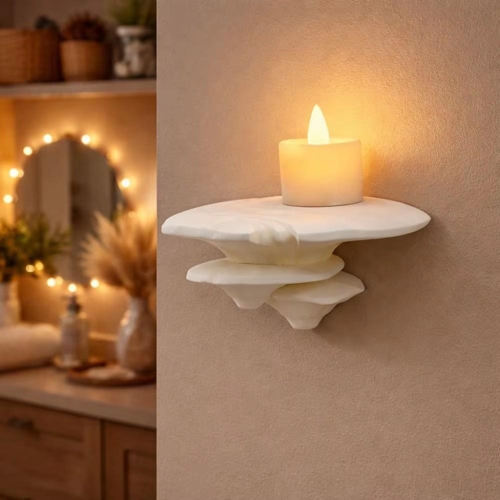 Plastic Display Storage Rack Wall-Mounted Mushroom Shelf Small Mushroom Stand Office Desk