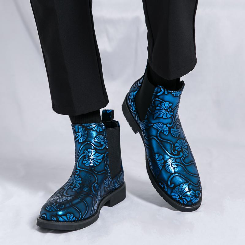 Модные мужские ботинки для ходьбы с острым носком, кожаные модные туфли на низком верхе, новая мужская марка, мужские ботинки челси, классические мужские туфли слипоны