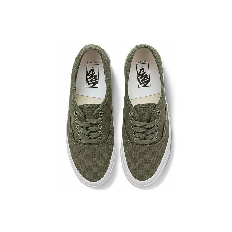 Vans Кроссовки унисекс OG Authentic LX Grape Leaf Checkerboard Green True-White VN0A5FBD50K