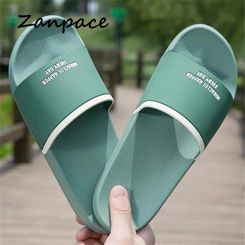 Модные летние женские домашние тапочки, удобные нескользящие шлепанцы для ванной, домашние тапочки для пар, женская обувь, утолщенные сандалии на плоской подошве