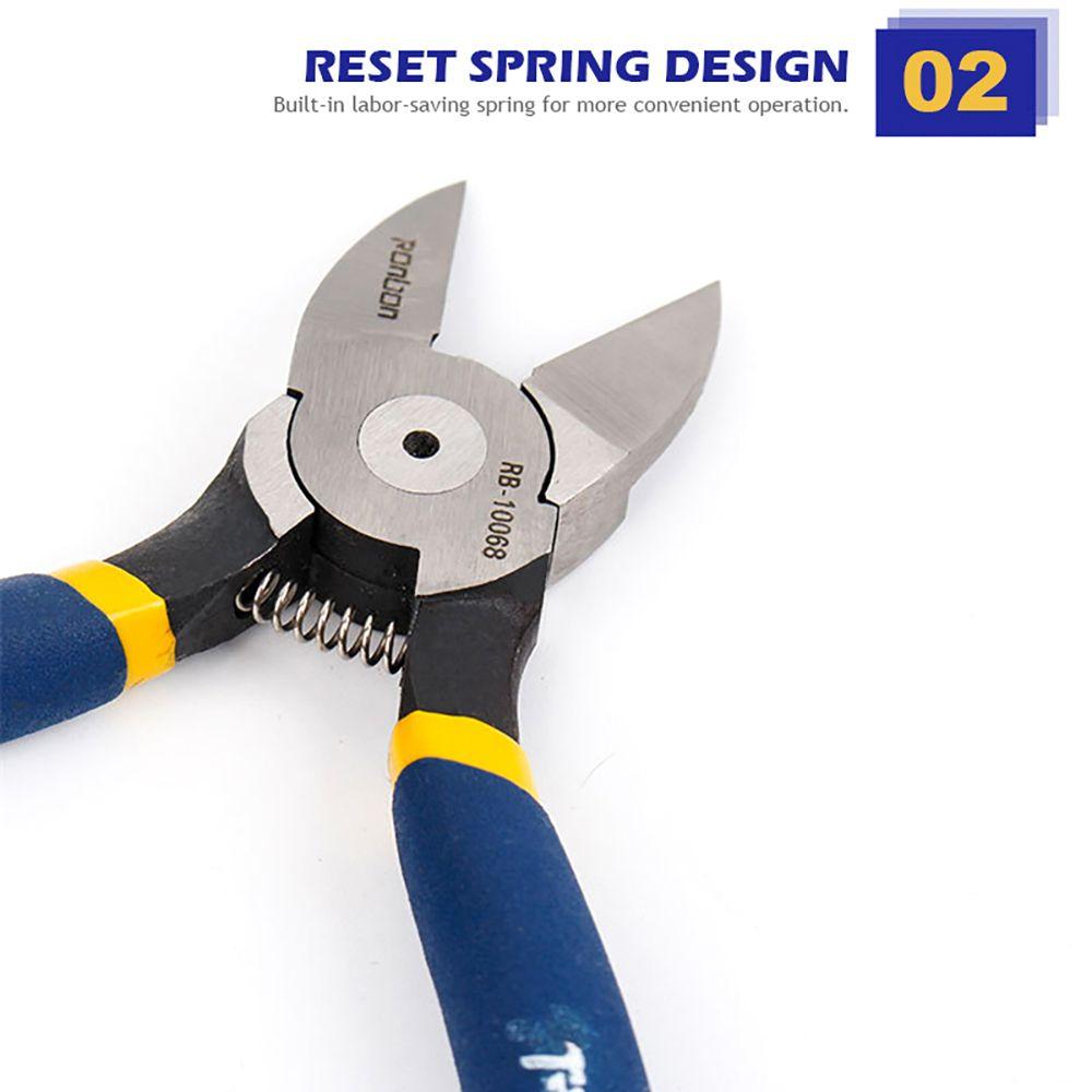 Pliers Hand Tools Side Cutter Cable Burrs Nipper Cutting Pliers Electricians Wire Stripping Tool