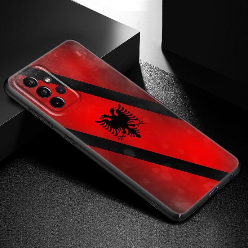 Чехол для телефона с символом флага Албании для Samsung Galaxy A21 A30 A50 A52 S A13 A22 A32 A33 A53 A73 5G A11 A12 A31 A51 A70 A71 A72