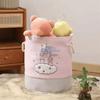 Large Capacity Dirty Clothes Storage Basket Cute Laundry Hamper  Living Room