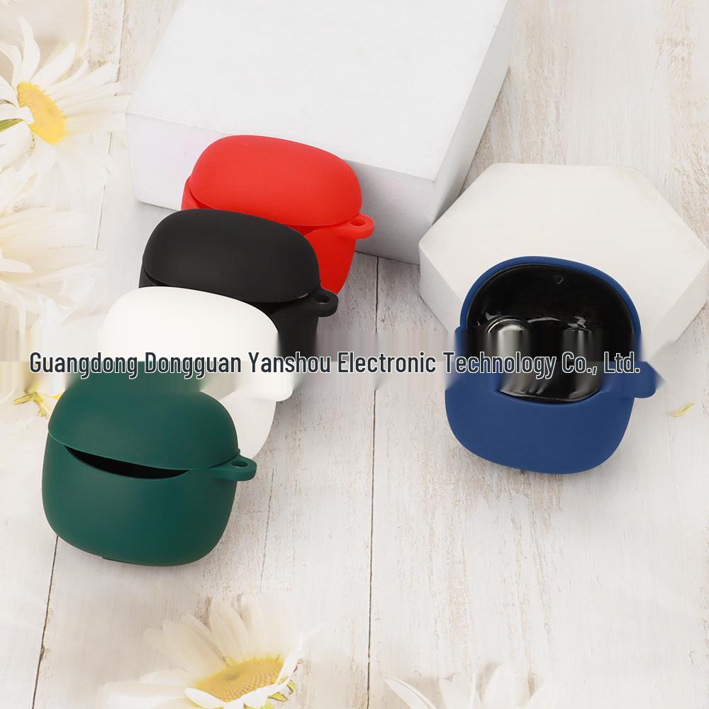 Compatible with JBL TUNE FLEX 2: 2nd Gen Small Crystal Bean Earphone Silicone Protective Case