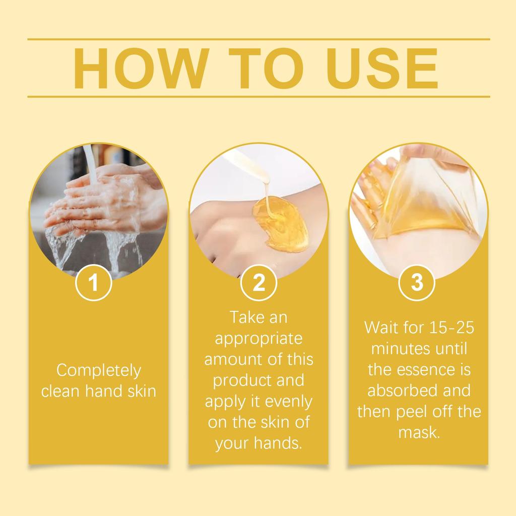 Молоко Мед Отрывная Ручная Маска Воск Дамская Увлажняющая Гидратирующая Маска для Рук Питательная Отшелушивающая Маска для Рук Уход за Руками Мягкая