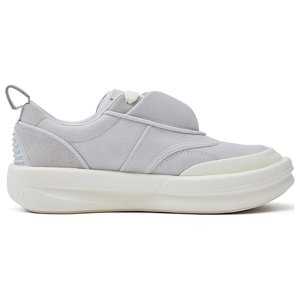 Li Ning X Jackie Chan Collaboration Kung Fu Series Non-Slip Wear-Resistant Low-Top Skate Shoes Unisex Skate Shoes Chuan-Stone-Gray AZGT059-4