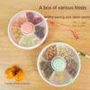 Snack Spinner Rotating Snack Box Portable Melon Candy Seeds Organizer Storage Boxes Fruit Trays Snack Spinner Container For Kids