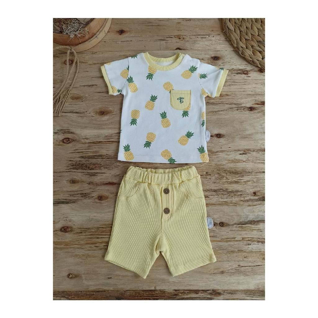 Летний комплект одежды для маленьких мальчиков, комплект из 2 подарочных нижних шорт для новорожденных, комплект одежды для малышей с короткими рукавами